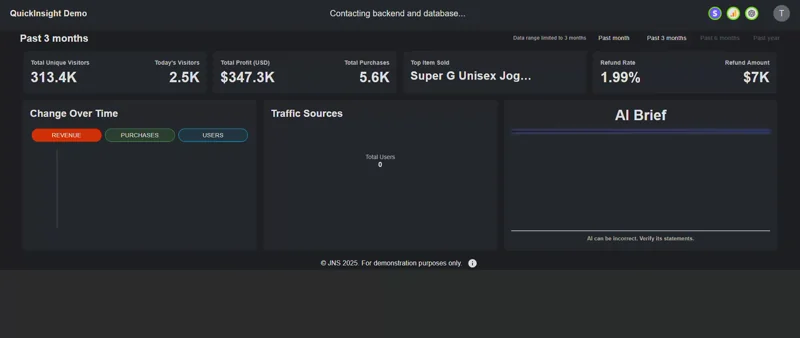 QuickInsight demo media